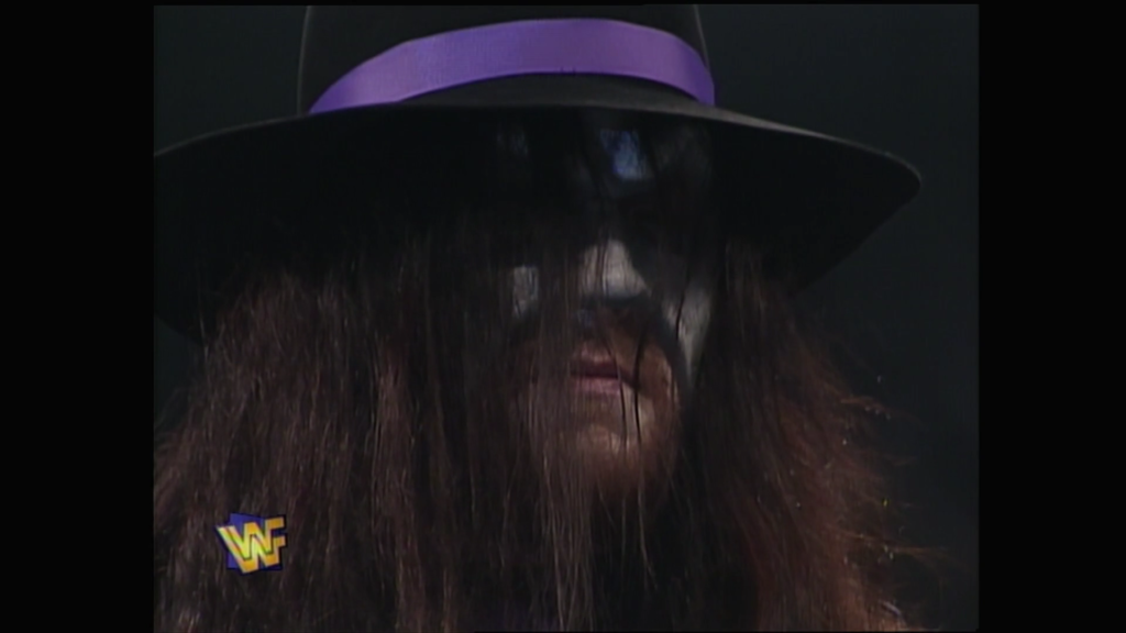 why did the undertaker wear a mask?
