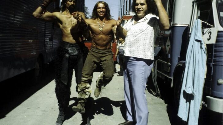 Andre the Giant Arnold Schwarzenegger 
