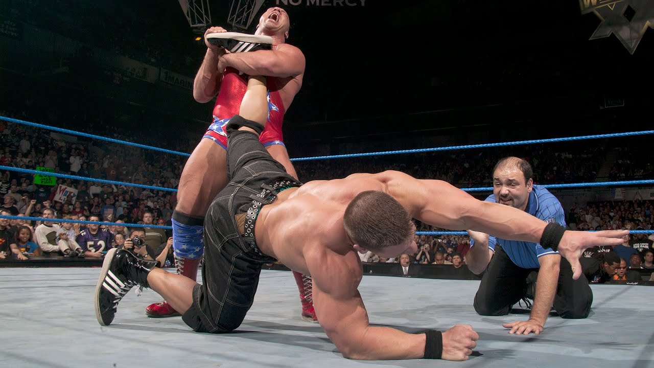 Kurt Angle vs John Cena Wrestlemania