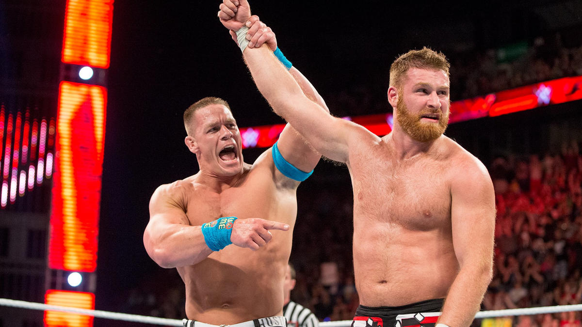 Sami Zayn After His First WWE Match Against John Cena On Raw On May 4th, 2015