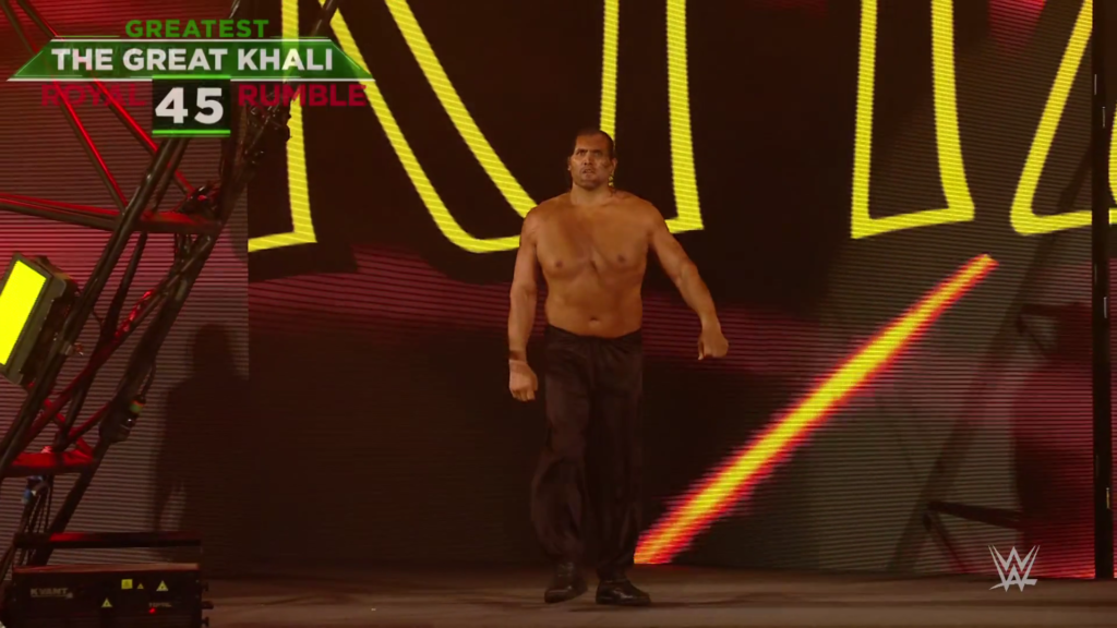 The Great Khali's last WWE match at The Greatest Royal Rumble
