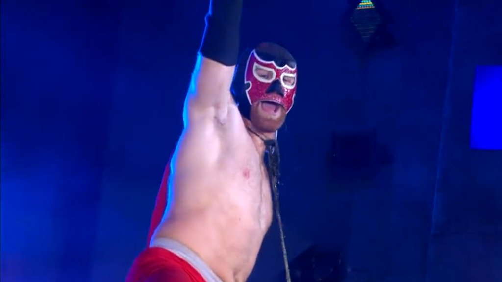 El Generico entering on his debut for TNA