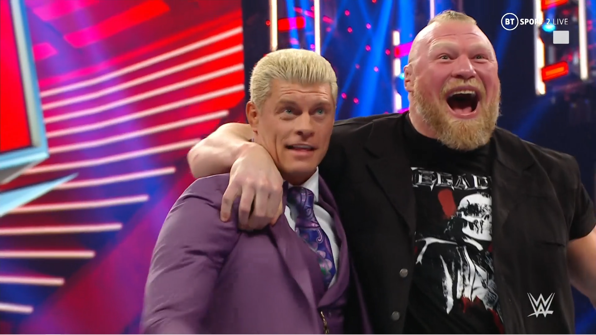 Cody Rhodes and Brock Lesnar team up together on Monday Night Raw, against Roman Reigns and Solo Sikoa