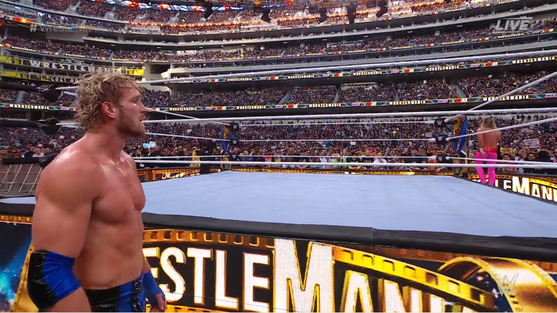 Seth Rollins vs Logan Paul at WrestleMania 39