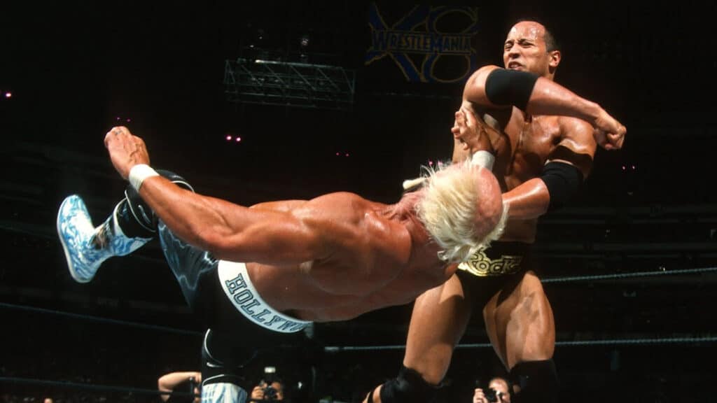 Wrestlemania 18 the discount rock vs hulk hogan